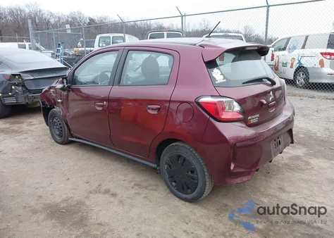 2021 Mitsubishi Mirage Carbonite Edition/Es/Le z USA, uszkodzony, nr VIN ML32AUHJ3MH004452